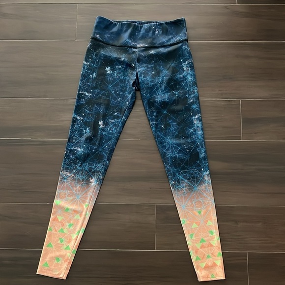 Onzie Time Travel Galaxy Yoga Leggings M/L - Picture 6 of 6
